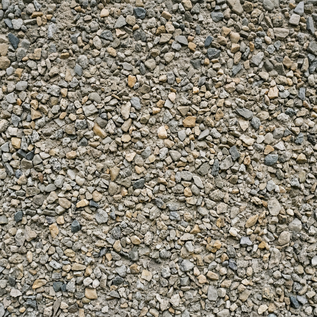 Granule wall finish